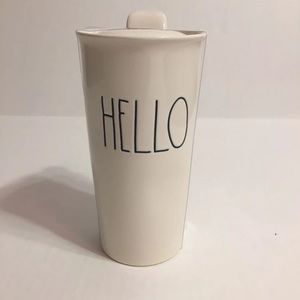 BRAND NEW Rae Dunn Hello Travel Mug